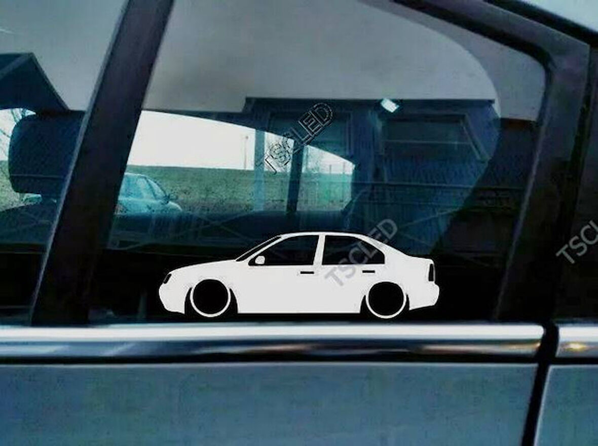 Bora 1.8t Kelebek Cam Oto Sticker 2 Adet