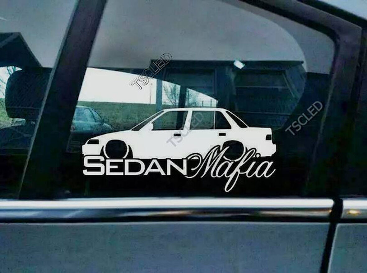 Civic EF Sedan Kelebek Cam Araba oto Sticker 19 cm 2 Adet