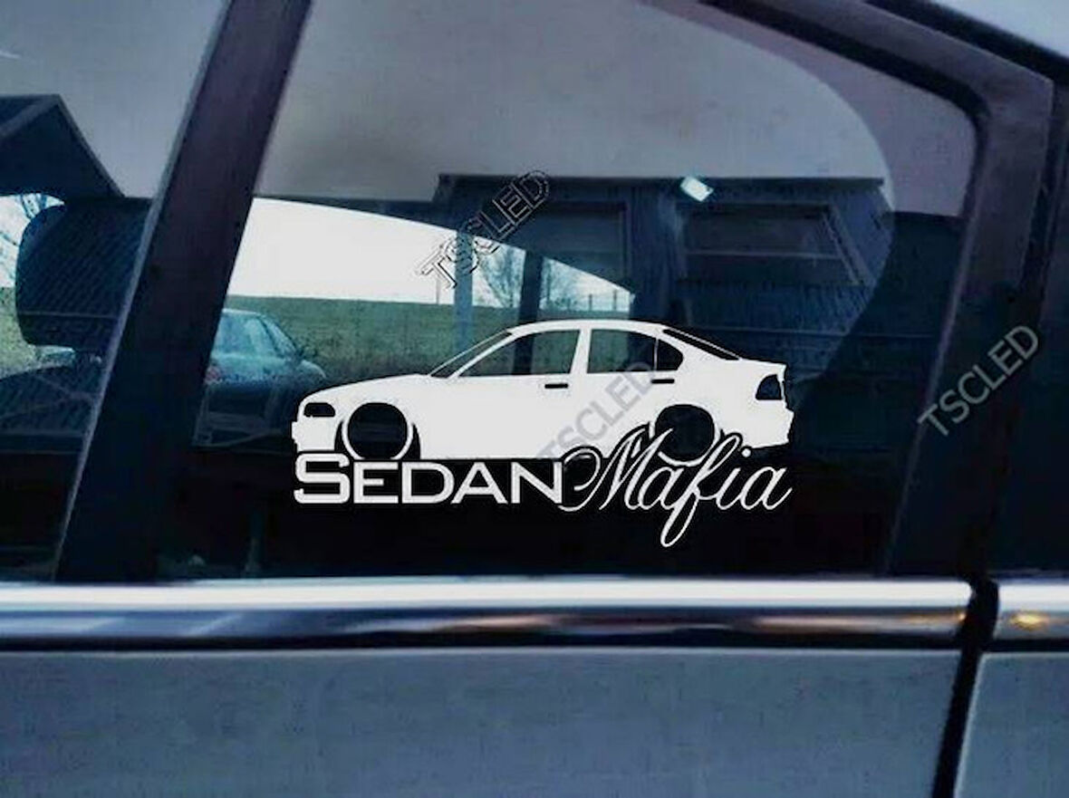 E46 3-series 1999-02 Kelebek Cam Araba oto Sticker 19 cm 2 Adet