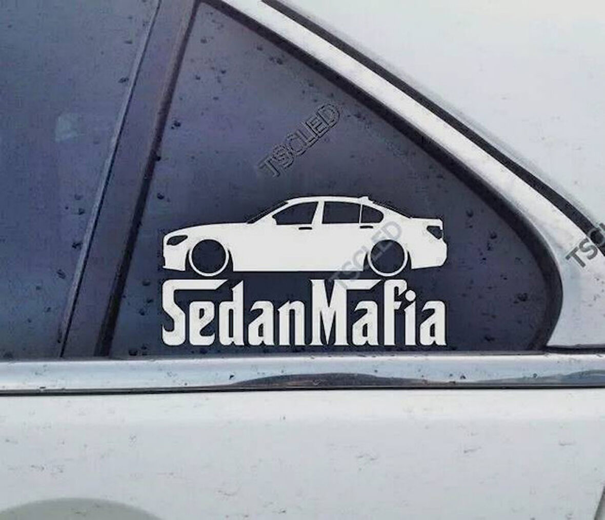 F01 7-series 730d Kelebek Cam Araba oto Sticker 19 cm 2 Adet