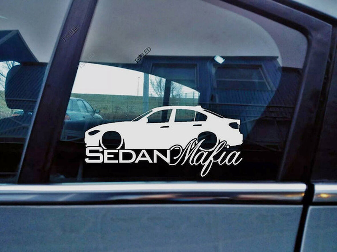 F30 3-series Kelebek Cam Araba oto Sticker 19 cm 2 Adet