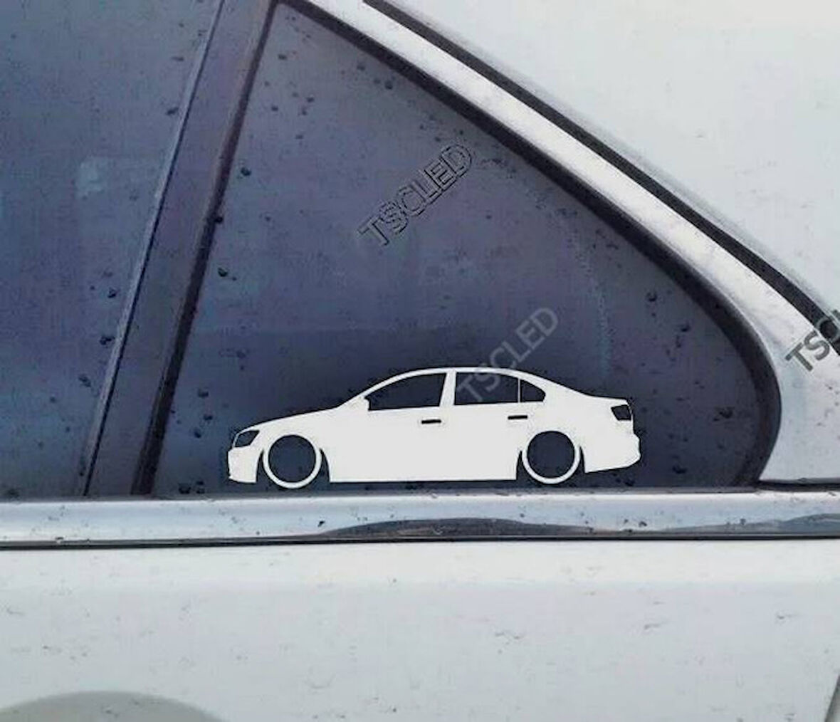 Jetta mk6 sedan Kelebek Cam Oto Sticker 17 CM 2 Adet