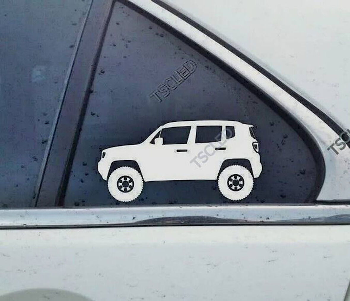 Renegade Kelebek Cam Oto Sticker 17 CM 2 Adet