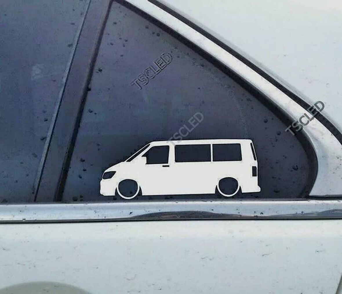 T6 multivan Transporter Kelebek Cam Oto Sticker 2 Adet