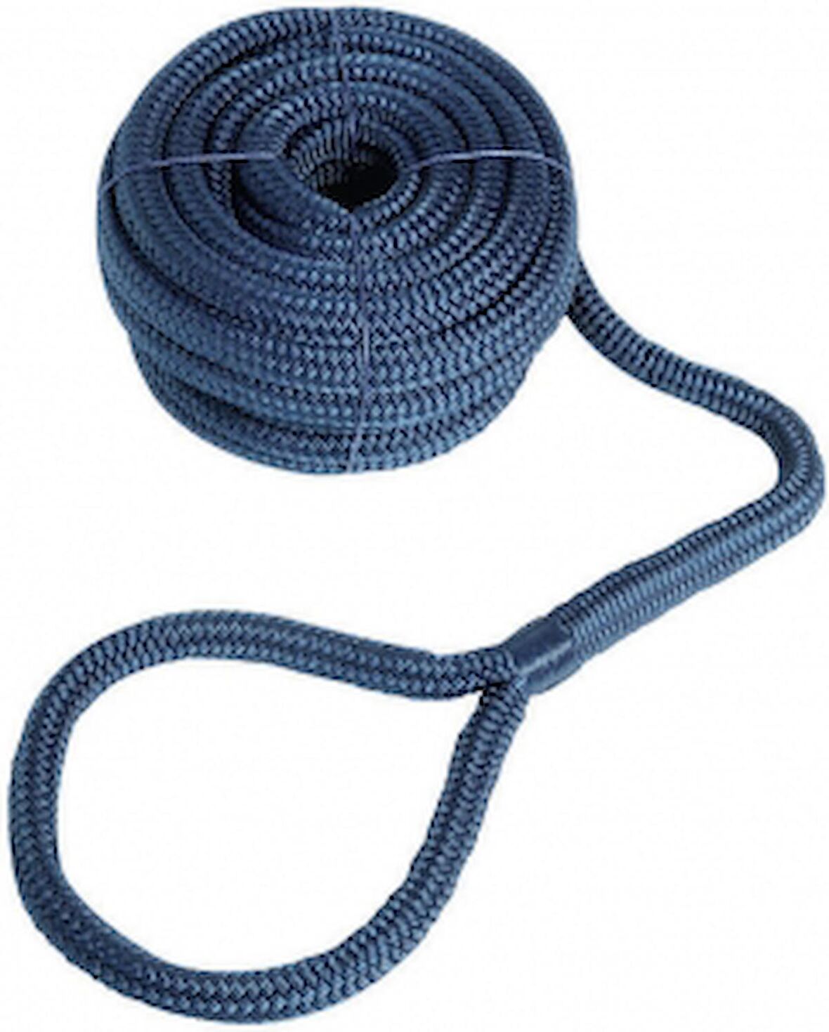Bağlama halatı, gözlü Halat Ø 12 mm 7m Boy Lacivert