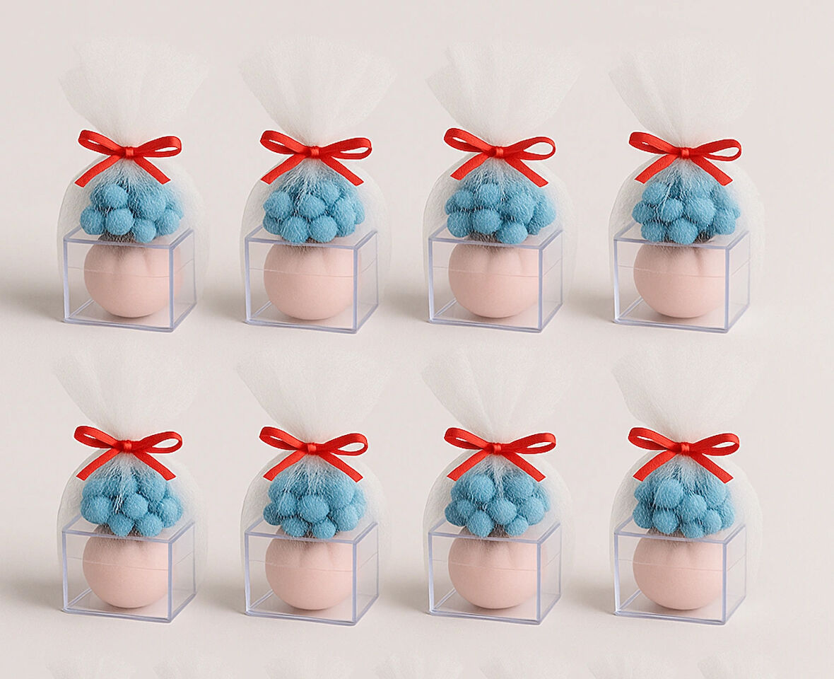 15 Adet saksılı tomurcuk çiçekli mum 