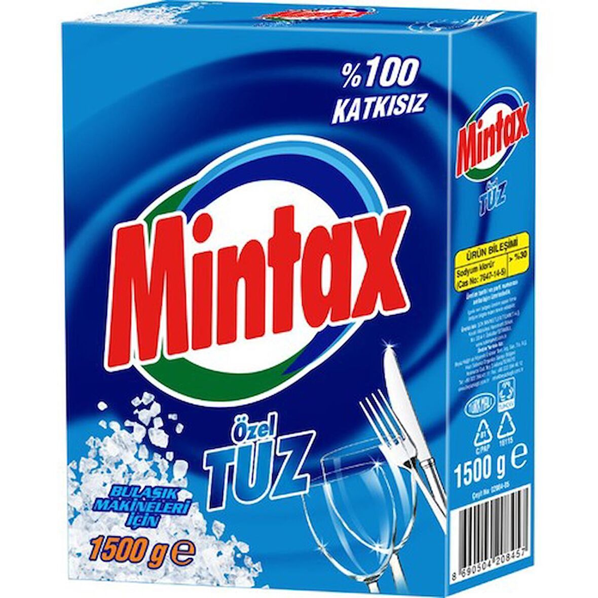 Mintax Bulaşık Makinesi Tuzu 1.5 kg