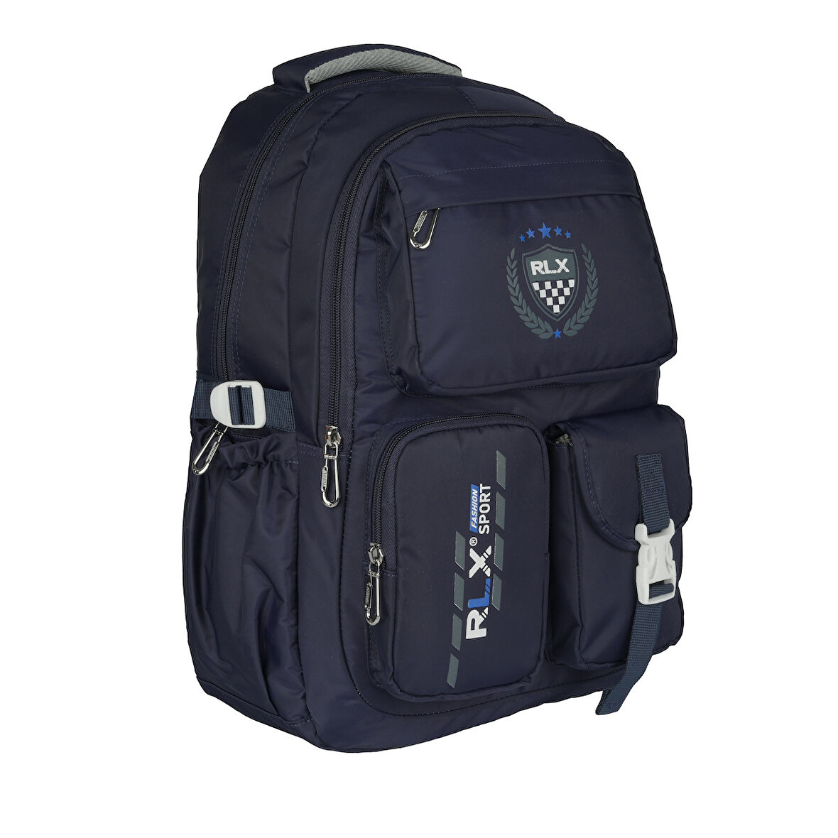 Relaxion Su Geçirmez Çok Gözlü Okul Sırt Çantası Lacivert 2058