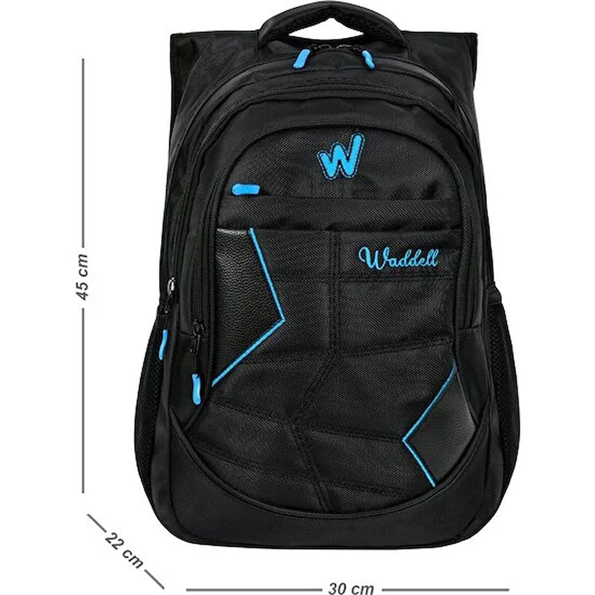 Waddell 1900 Denye Siyah Sırt Çantası 4052-M