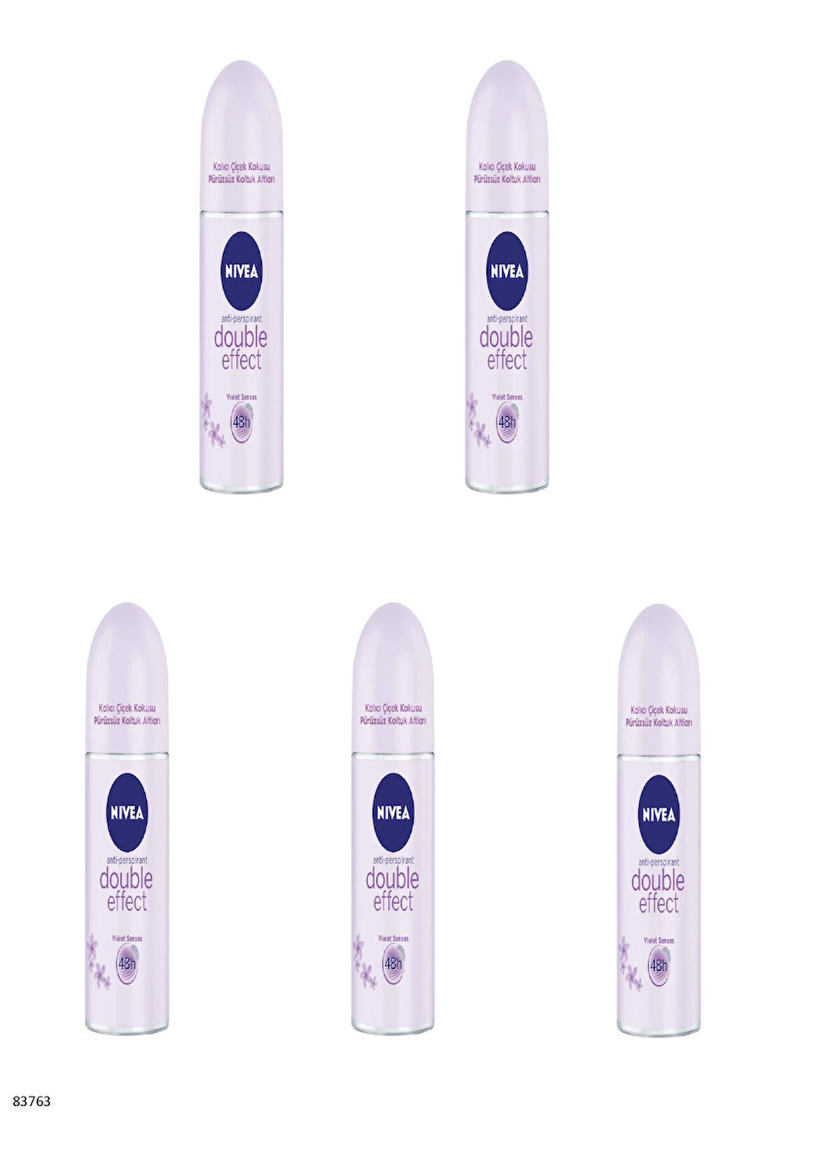 83763 NIVEA DOUBLE EFFECT ROLL-ON  5 ADET