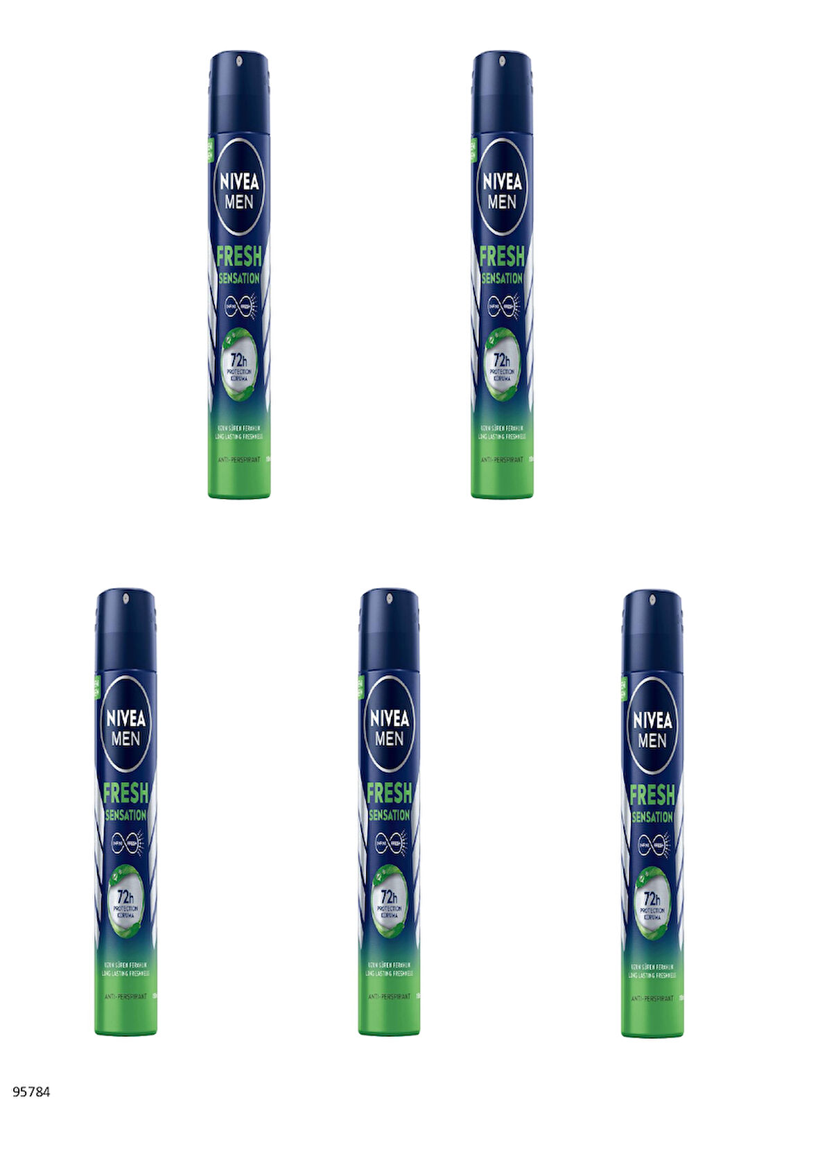 95784 NIVEA MEN Fresh Sensation Sprey  5 ADET