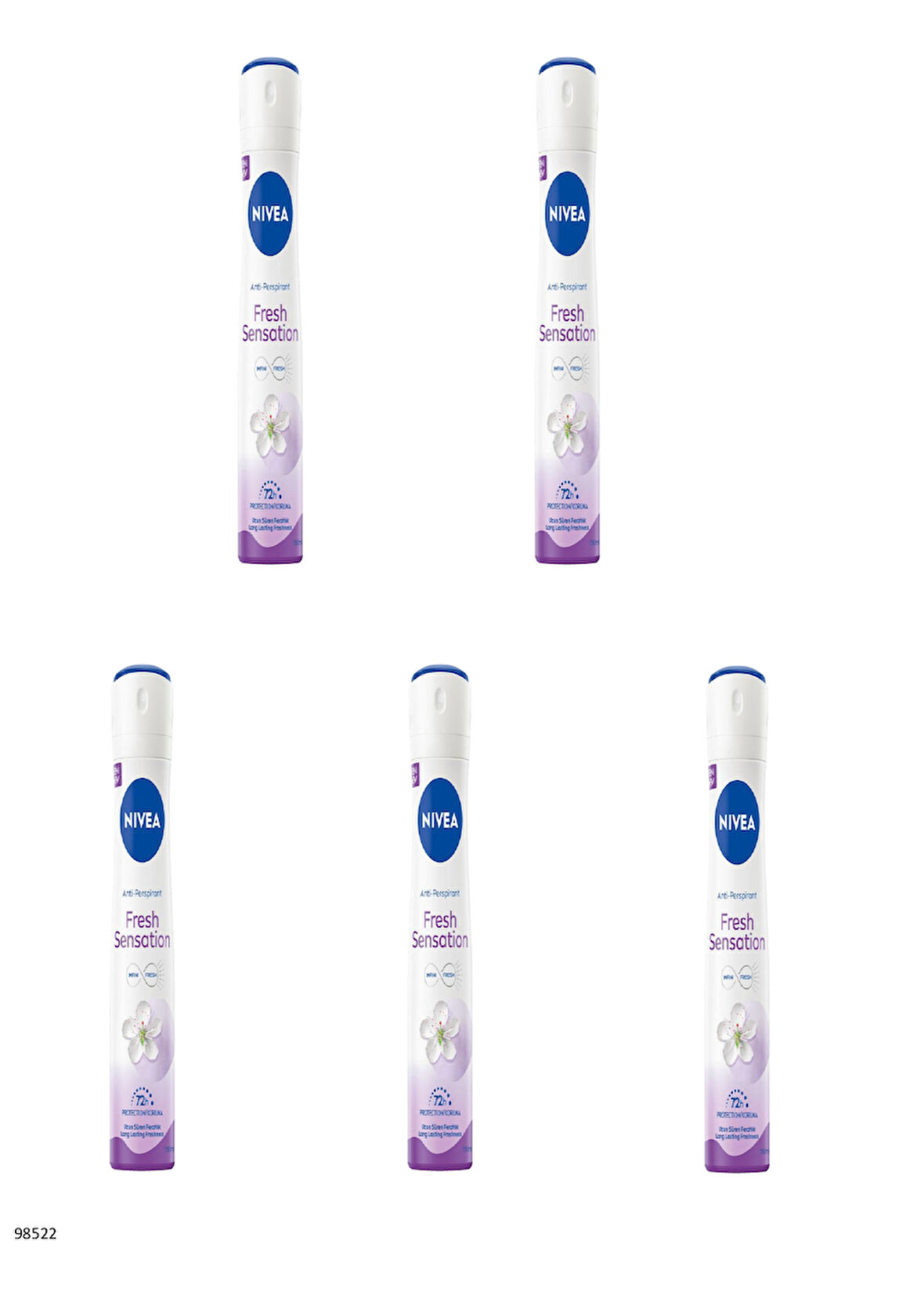 98522 NIVEA Fresh Sensation Sprey  5 ADET