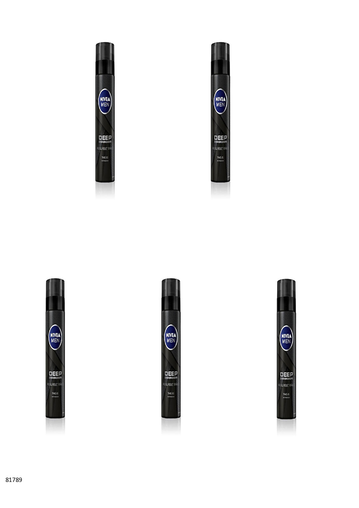81789 NIVEA MEN DEEP DIMENSION TIRAŞ JELİ  5 ADET