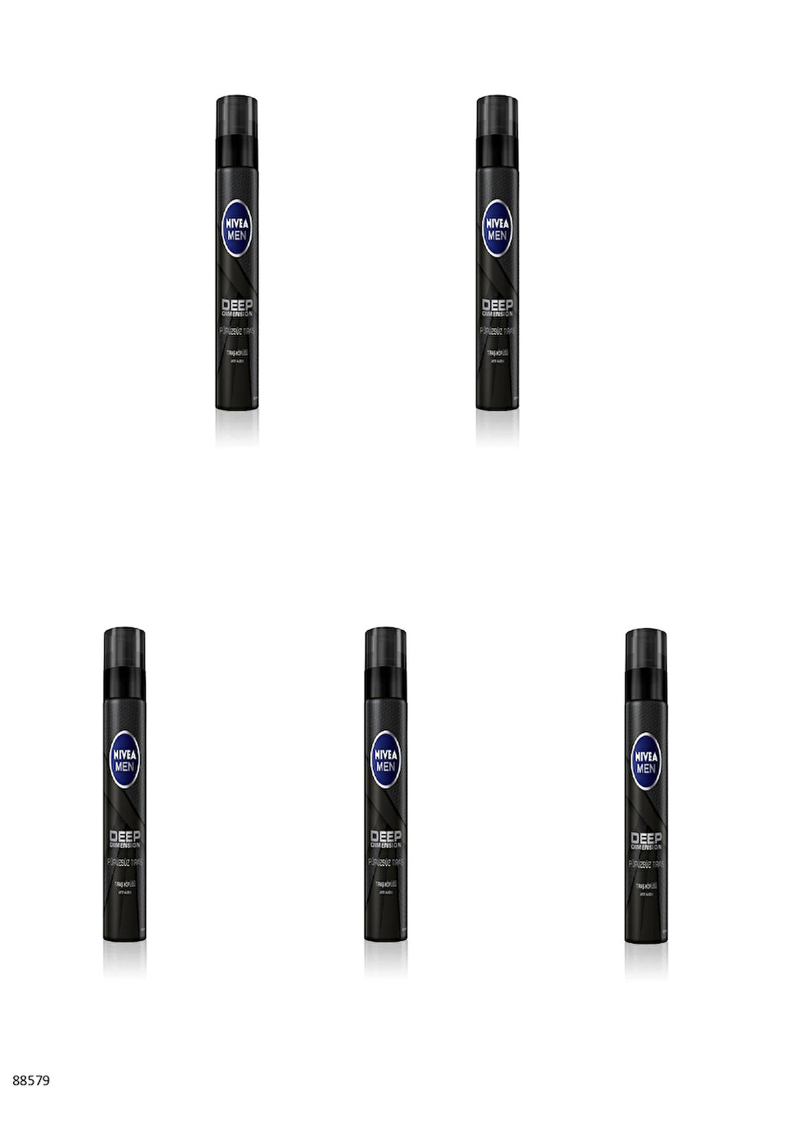 88579 NIVEA MEN DEEP DIMENSION TIRAŞ KÖPÜĞÜ  5 ADET
