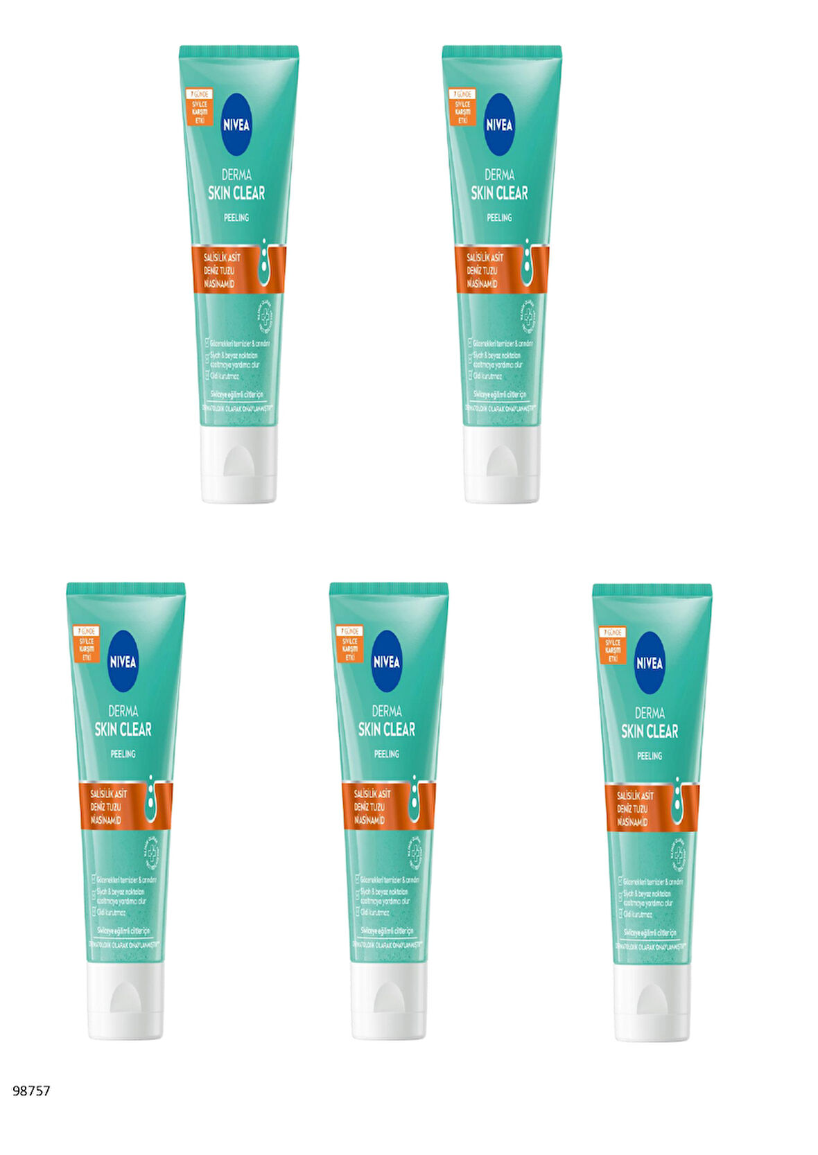 98757 NIVEA Derma Skin Clear Peeling  5 ADET