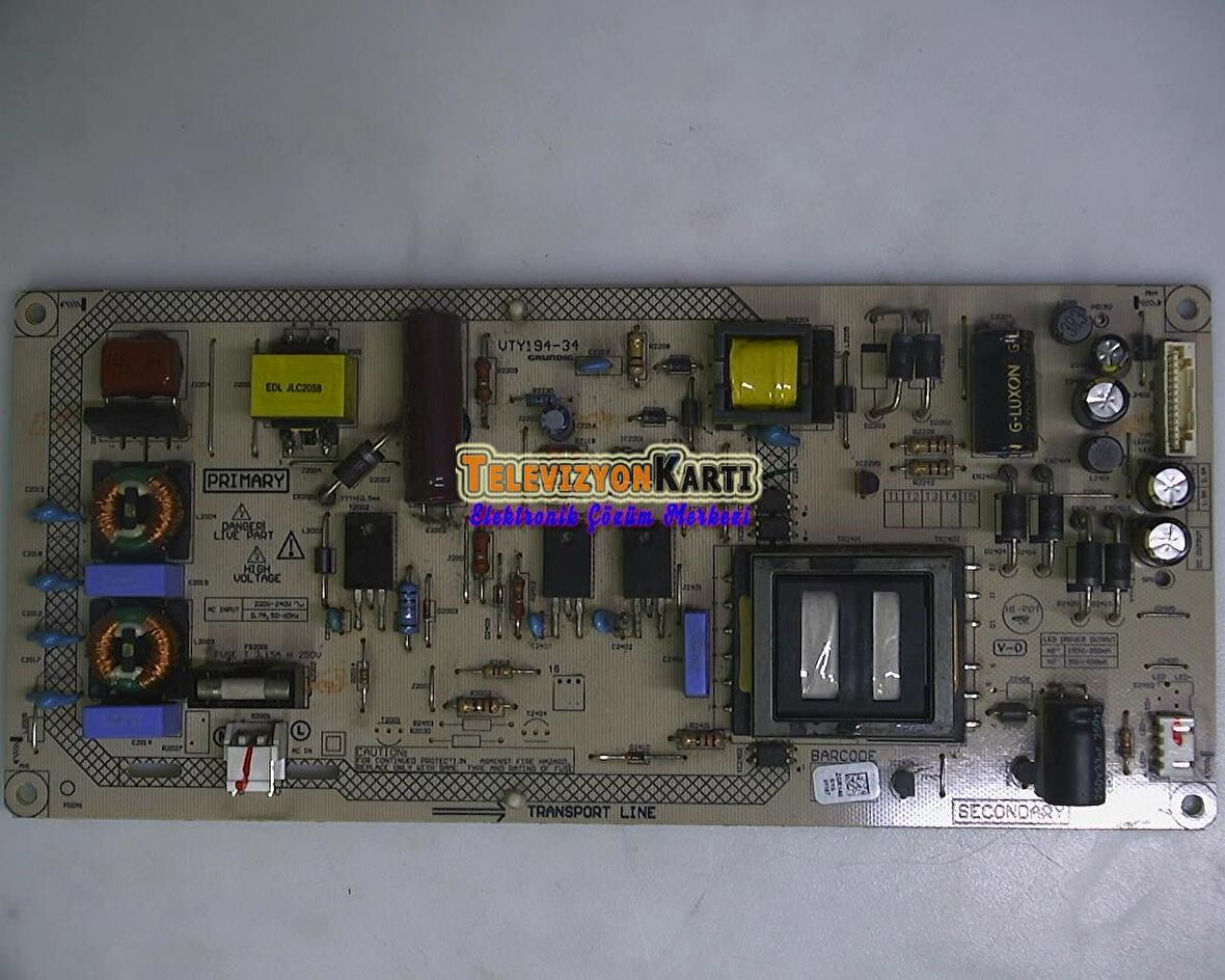 VTY194-34 , ZGR140 , ARÇELİK , 057D48-A68 , AL48L55314B , 057D48-A74 , LSC480HN03-A02 , Power Board , Besleme Kartı , PSU