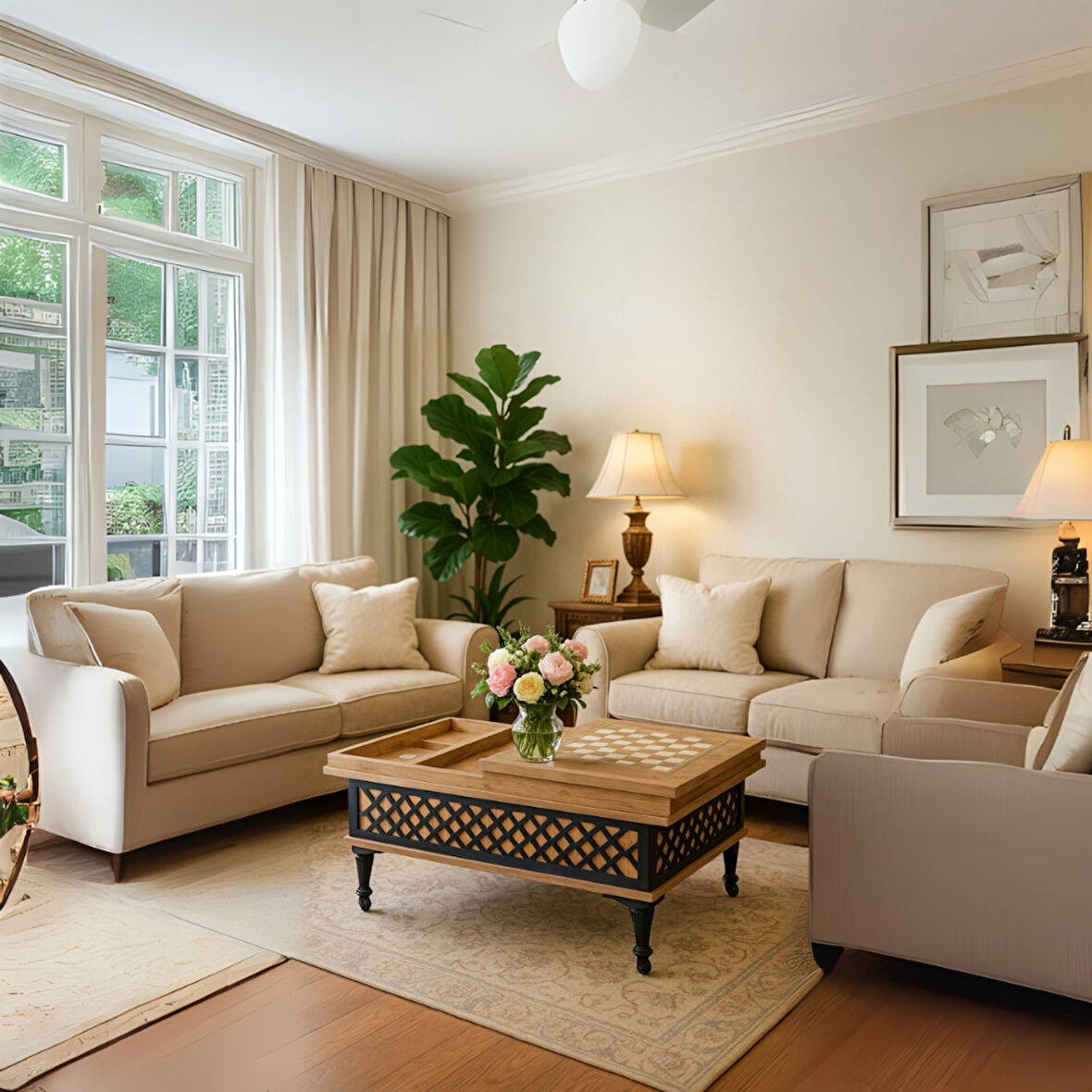 Alvis Akıllı Sehpa Atlantik Çam Damalı Oyun Tahtalı Çift Çekmeceli Yükselir Masa 100x60x76 Cm