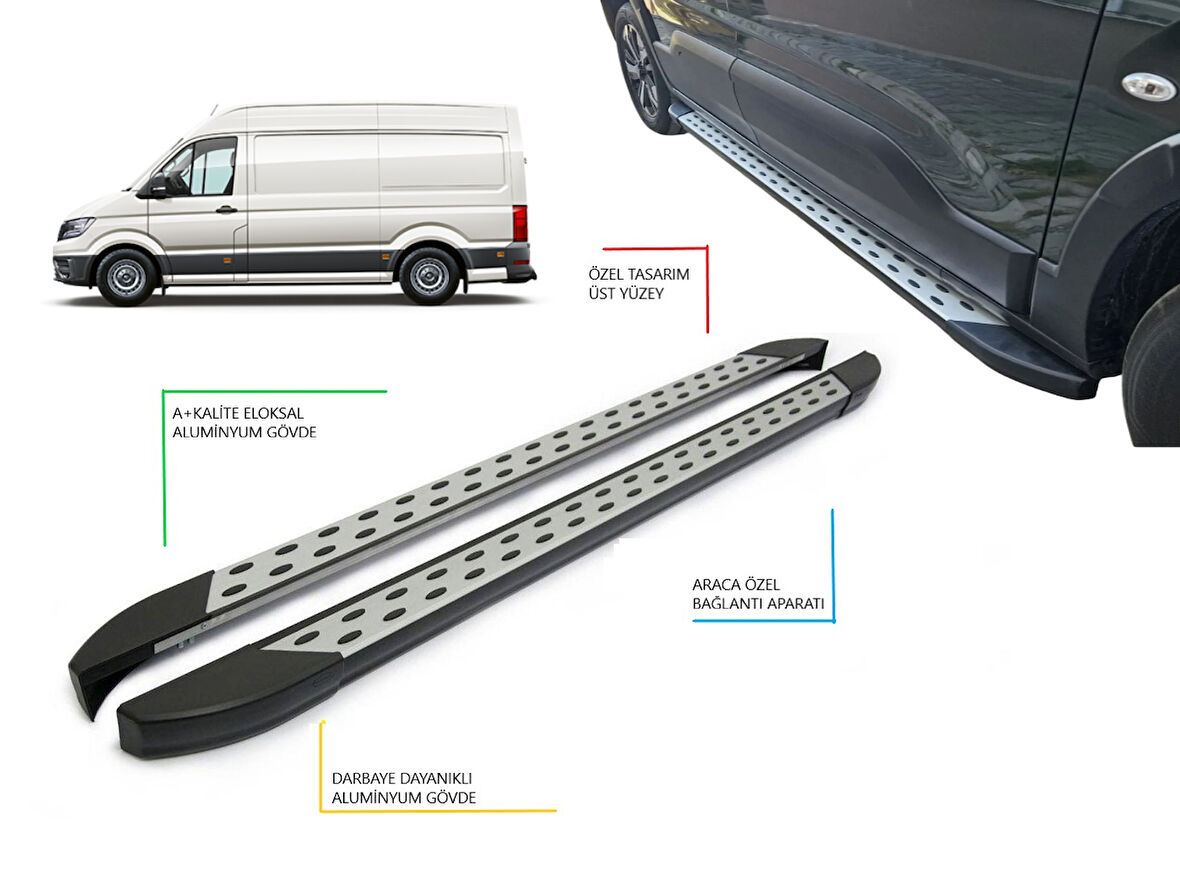 CRAFTER KISA ŞASE NOKTALI YAN BASAMAK 2019 2020 2021 2022 2023 2024 2025 2026 2027