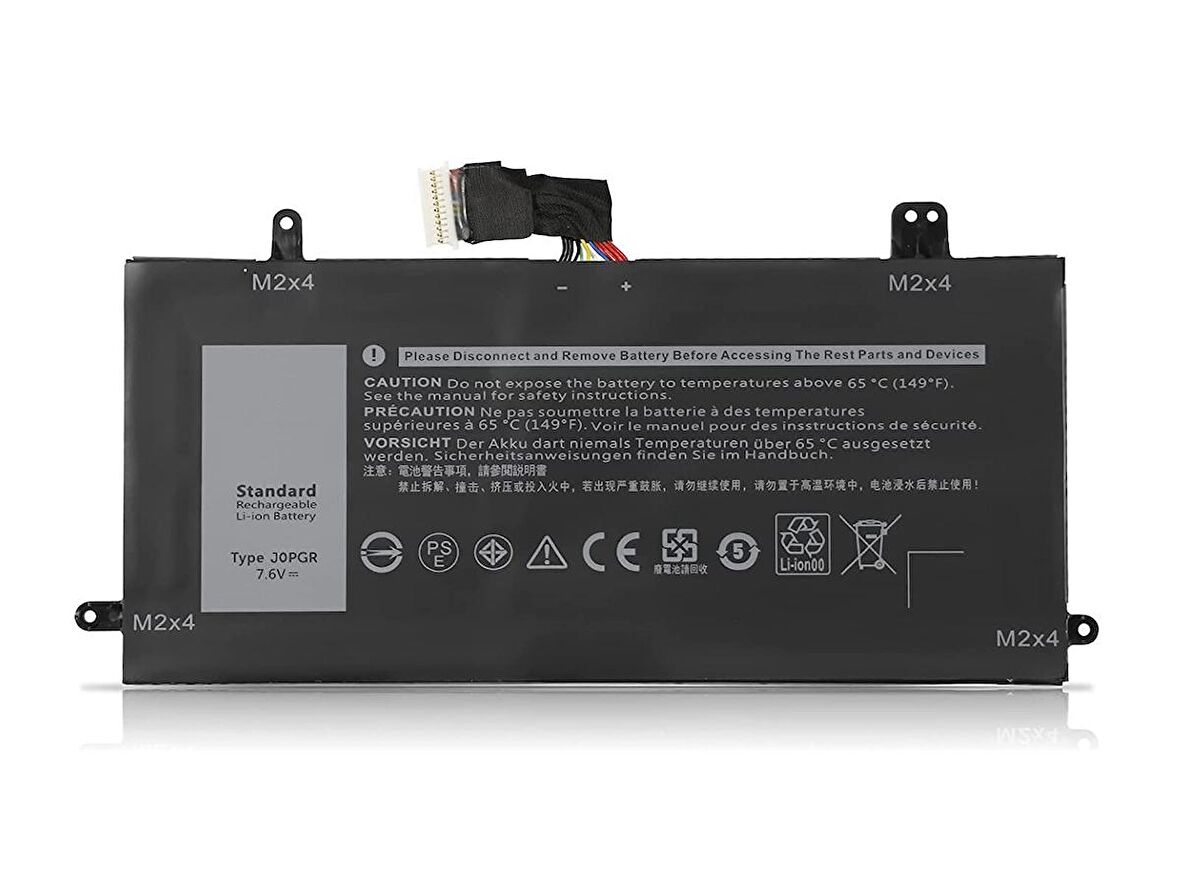 Dell Latitude 12-5290 2-in-1 Notebook Batarya Laptop Pil