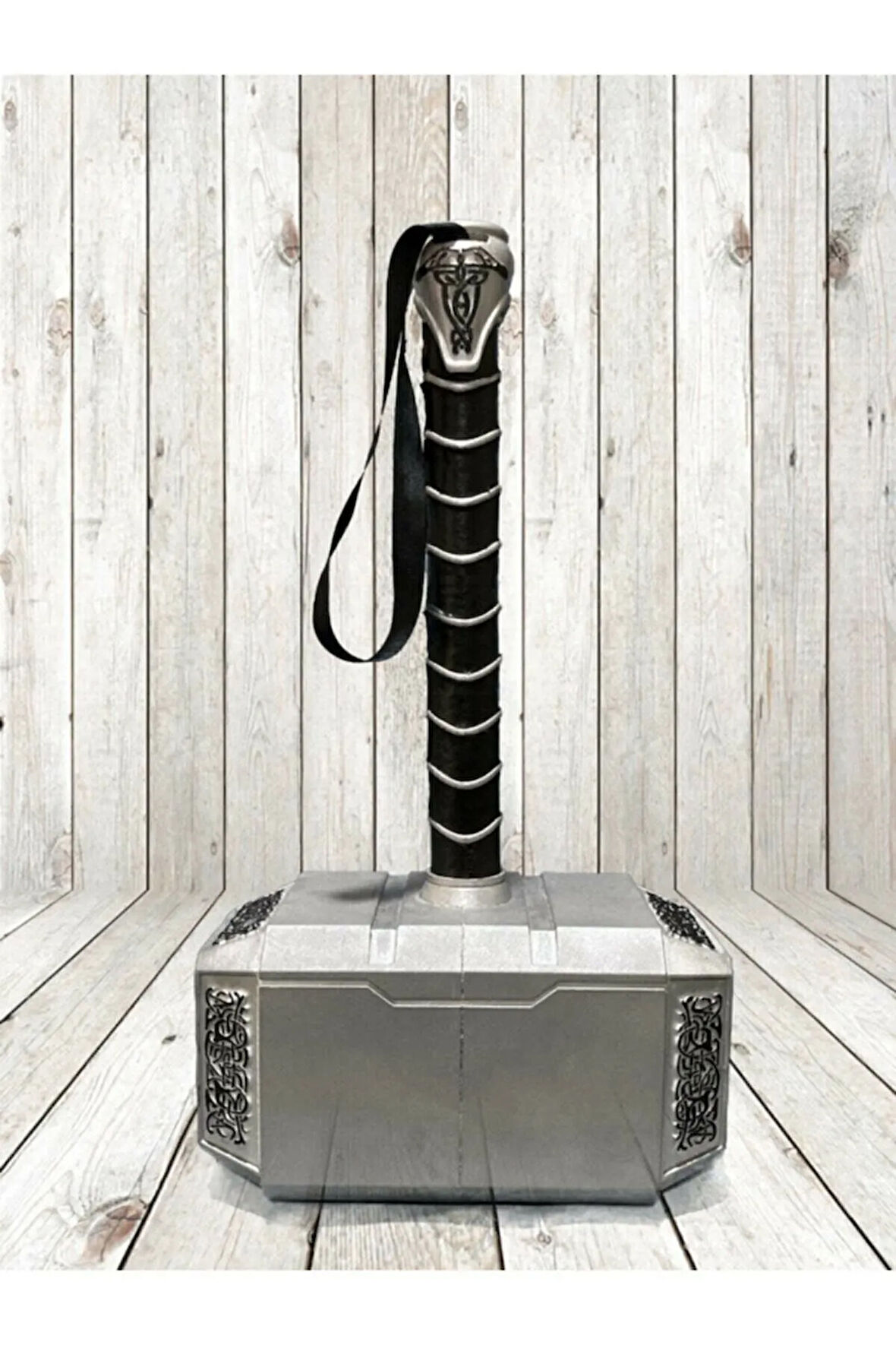 Thor Mjolnir, Çekiç,cosplay,model Figür Tam Boyut 1:1 Ölçek 44 Cm 3dshopping