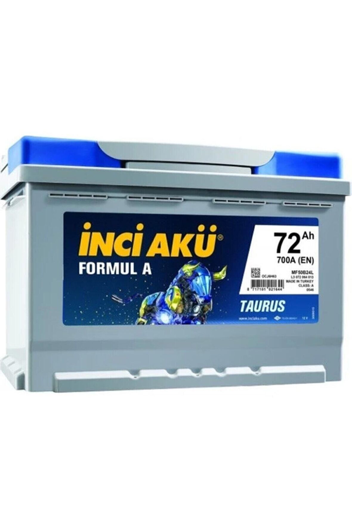 İnci Akü 12V 72 Amper Ah 700 CCA Formul A Taurus