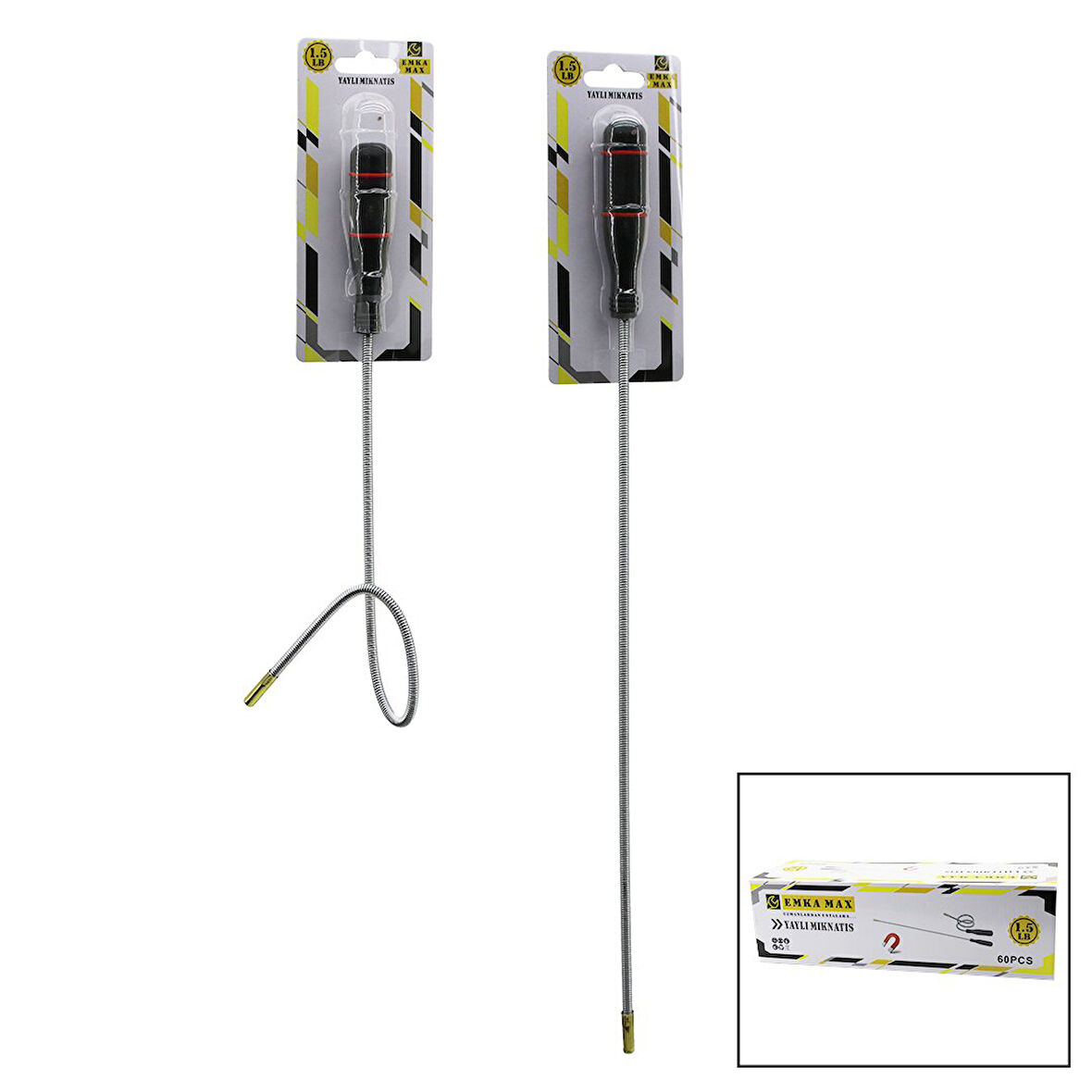 YAYLI MIKNATISUZATMA ÇUBUKPLS.SAPLIULAŞILAMAYAN ALANLAR METAL TOPLAMA44CM+10CM SAP=54CM (5250)