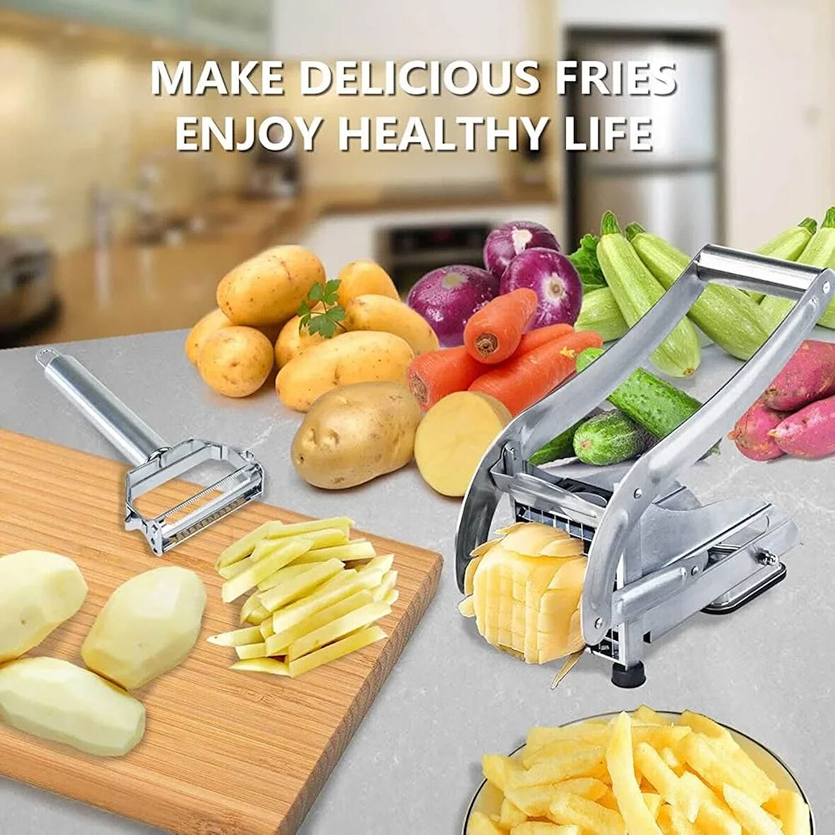 Pratik El Tipi Patates Dilimleyici (5250)