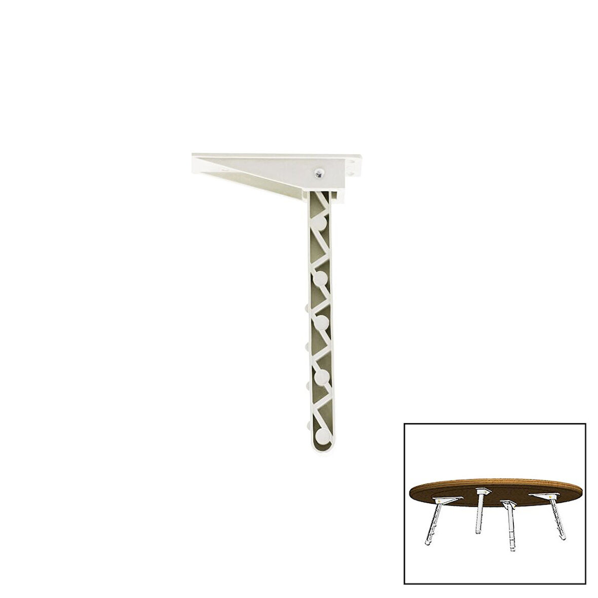 SOFRA AYAK  KOMPLE PLASTİK   20CM   AÇ KAPA (5250)