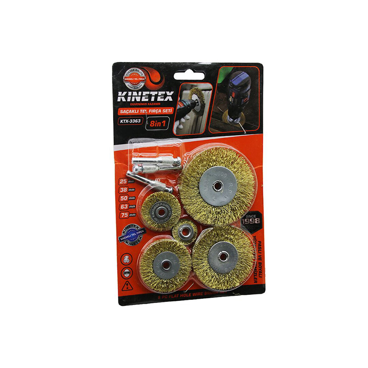 8IN1 SAÇAKLI TEL FIRÇA SETİ KTX-3363 (5250)