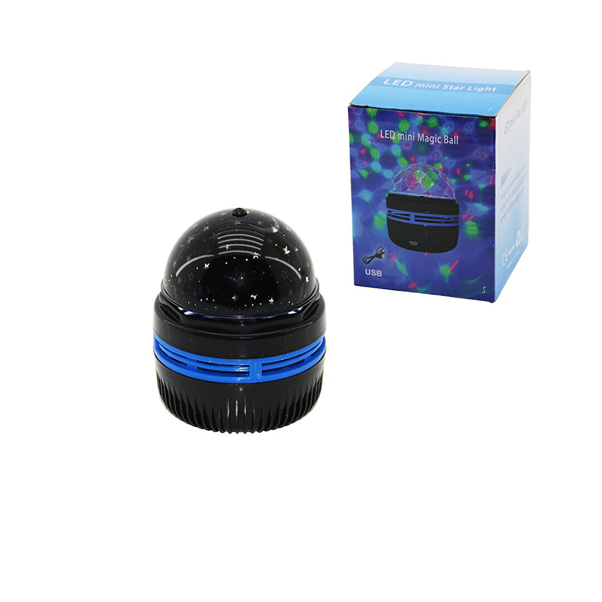 MİNİ GECE LAMBASI PİLLİ - USBLİ GÜN IŞIK - RENKLİ IŞIK RENK DEĞİŞTİRME - MANUEL DÖNERLİ (5250)