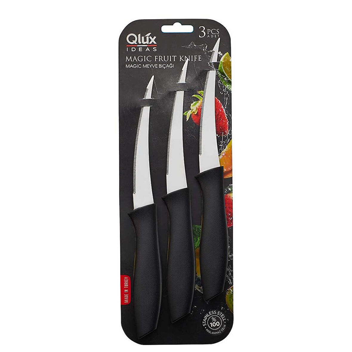 MAGIC 3PCS TIRTIRLI MEYVE BIÇAK (5250)