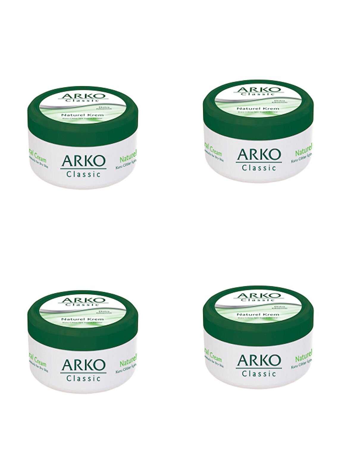 4 ADET ARKO CLASSİC NATUREL EL KREMİ 150ML (5250)