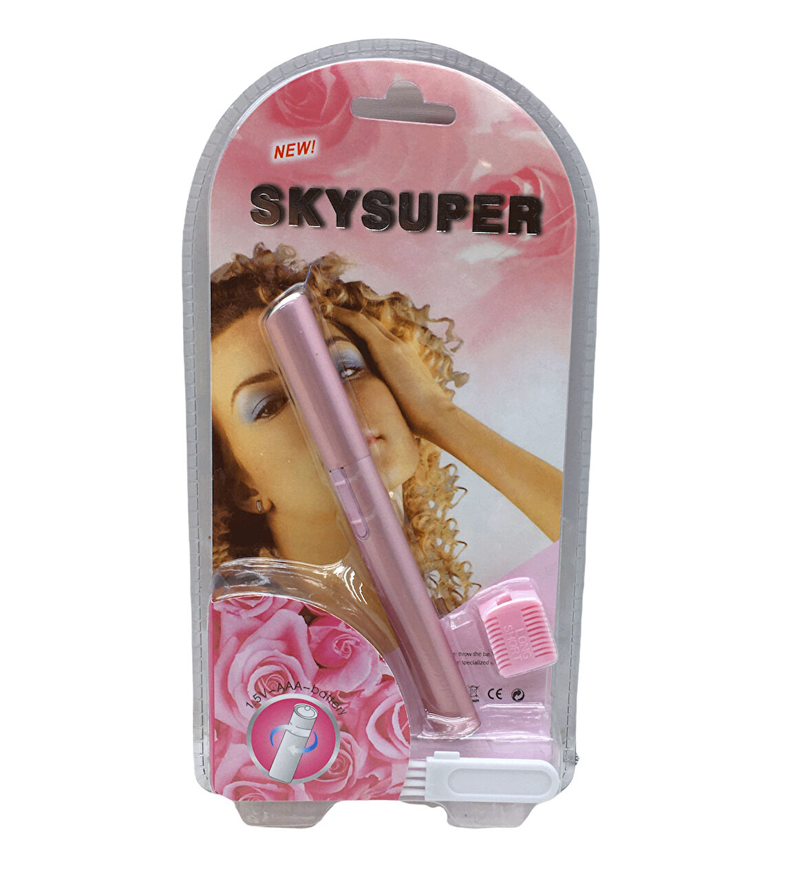 SKYSUPER PEMBE PİLLİ YANAK KIL ALMA MAKİNASI (5250)