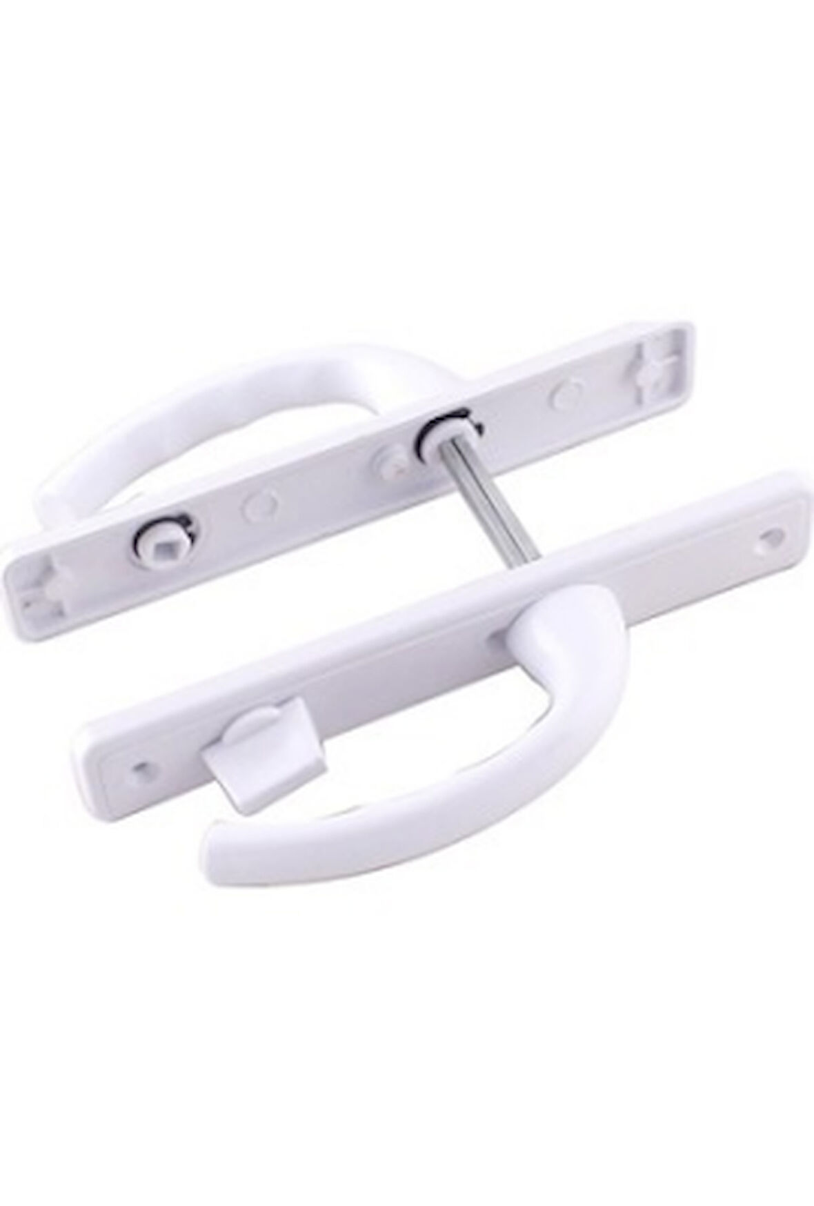 POŞETLİ BANYO-WC - KİLİTLİ BEYAZ PVC KAPI KOLU (5250)