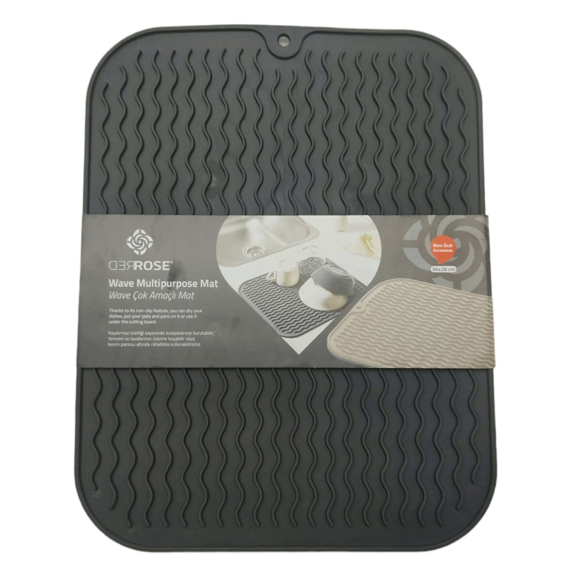 ÇOK AMAÇLI MUTFAK MAT KAYDIRMAZ 36X28CM. (5250)