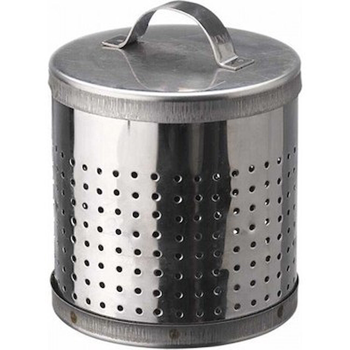 ÇELİK BÜYÜK DEMLİK İÇİ ÇAY SÜZGEÇ YÜKSEKLİK= 7CM ÇAP= 6CM (5250)