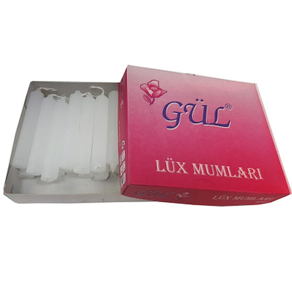 KÜÇÜK BEYAZ MUM 20Lİ KUTU (5250)