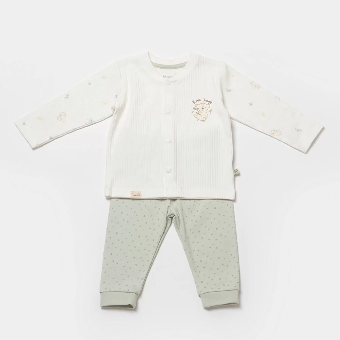 Koala Jungle Bebek Pijama Takımı  Mint