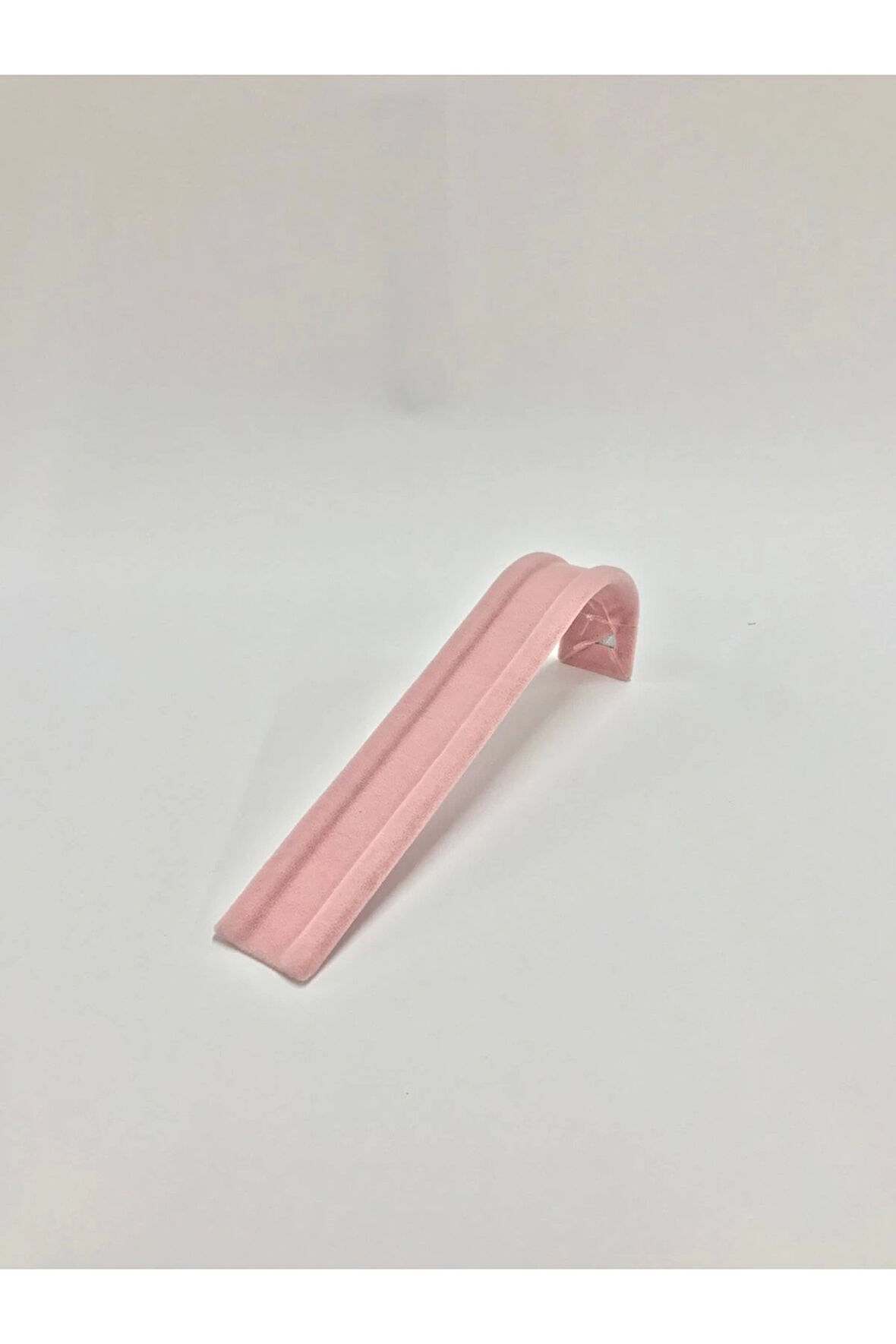 Yerli Üretim Metal Saç Süet Kumaş Pembe Renk Bileklik-saat Sergileme Standı