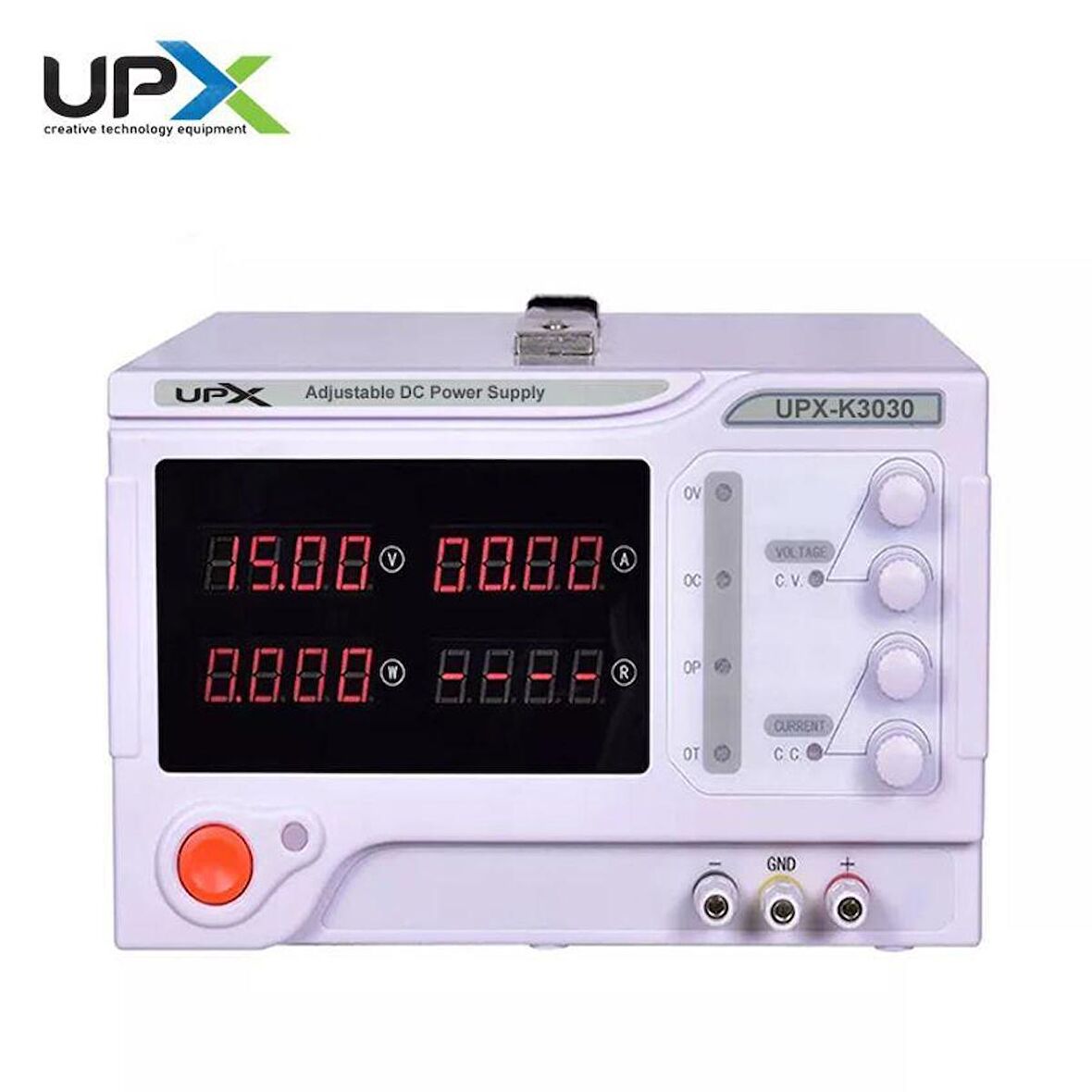 Upx K3030 0-30V 0-30A 10mv 10ma Tek Çıkışlı Dc Ayarlı Güç Kaynağı