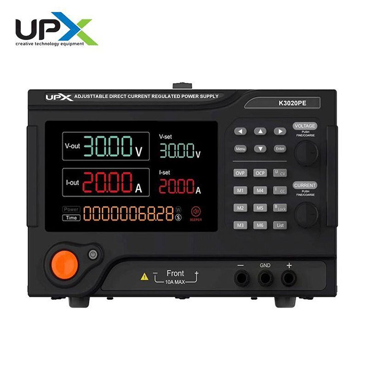 Upx K3020PE 0-30V 0-20A 10mv 10ma Programlanabilir Tek Çıkışlı Dc Ayarlı Güç Kaynağı