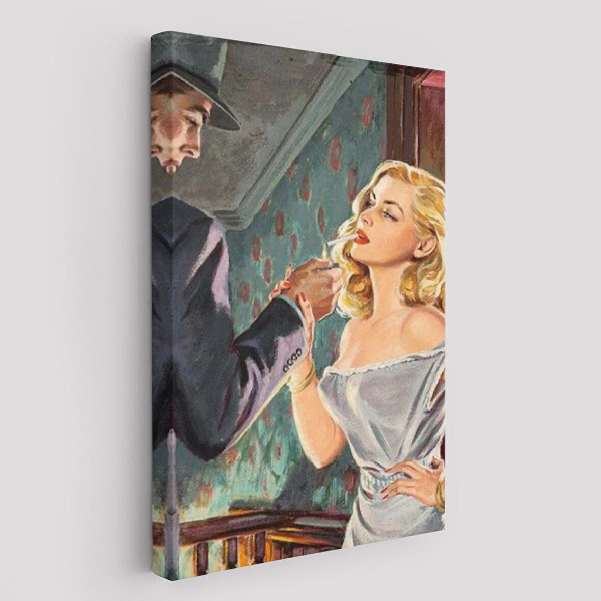 Luther Gordon tarafından yazılan "Özgür ve Kolay" Kanvas Tablosu-5255