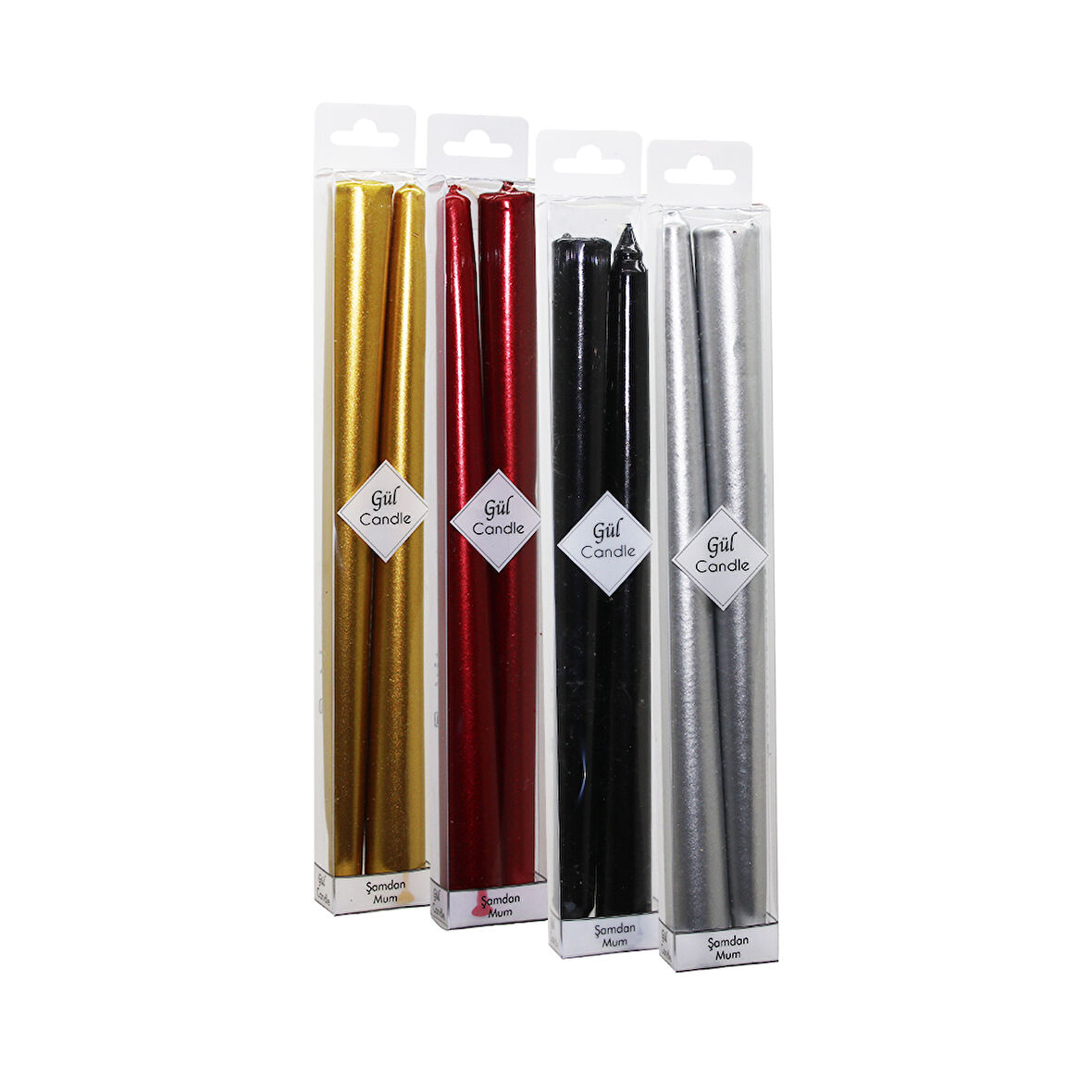 2 PARÇA  YALDIZ ŞAMDAN MUM (5256)