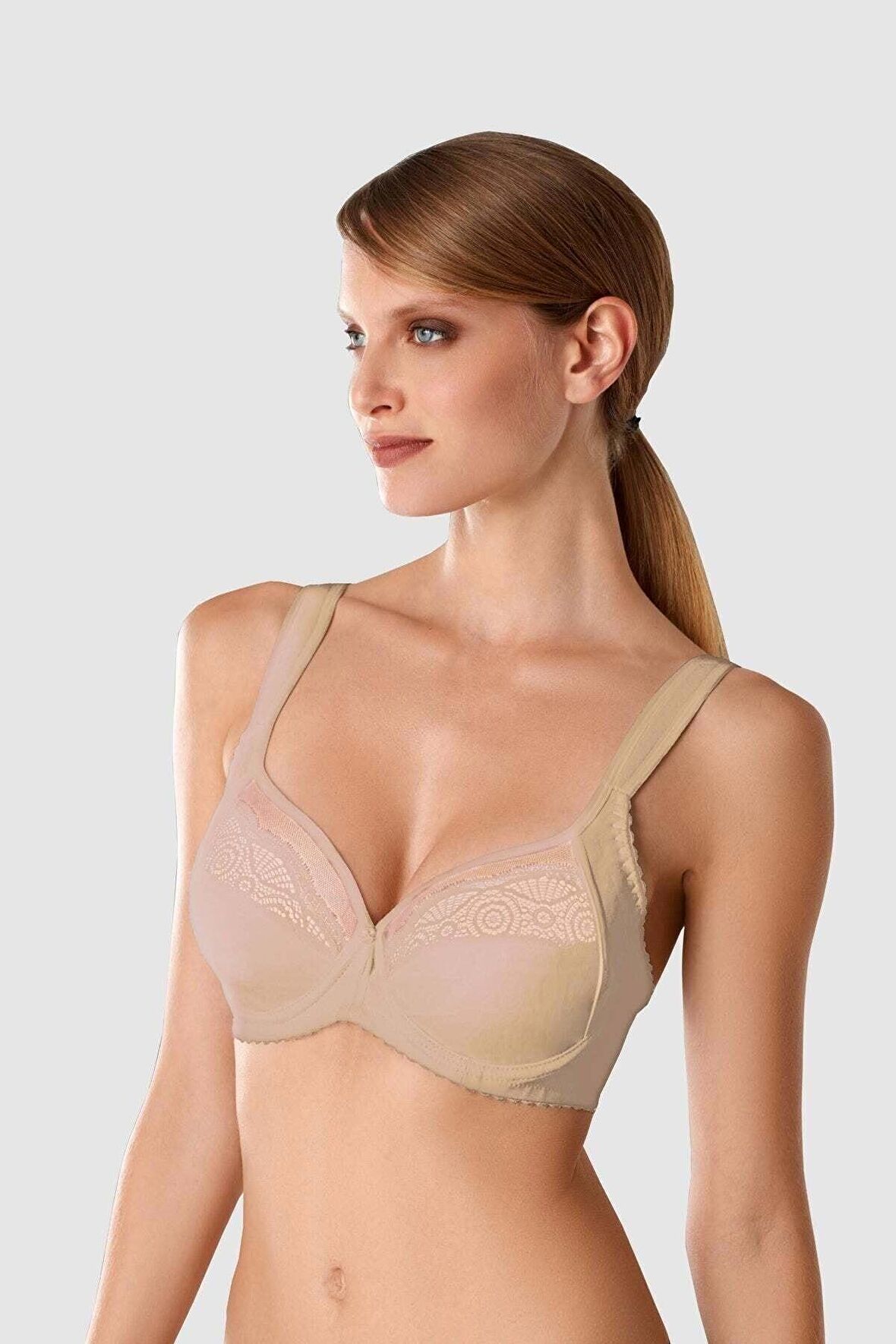 Kadın Ten 7013 Melodie Balenli Toparlayıcı Minimizer Sütyen