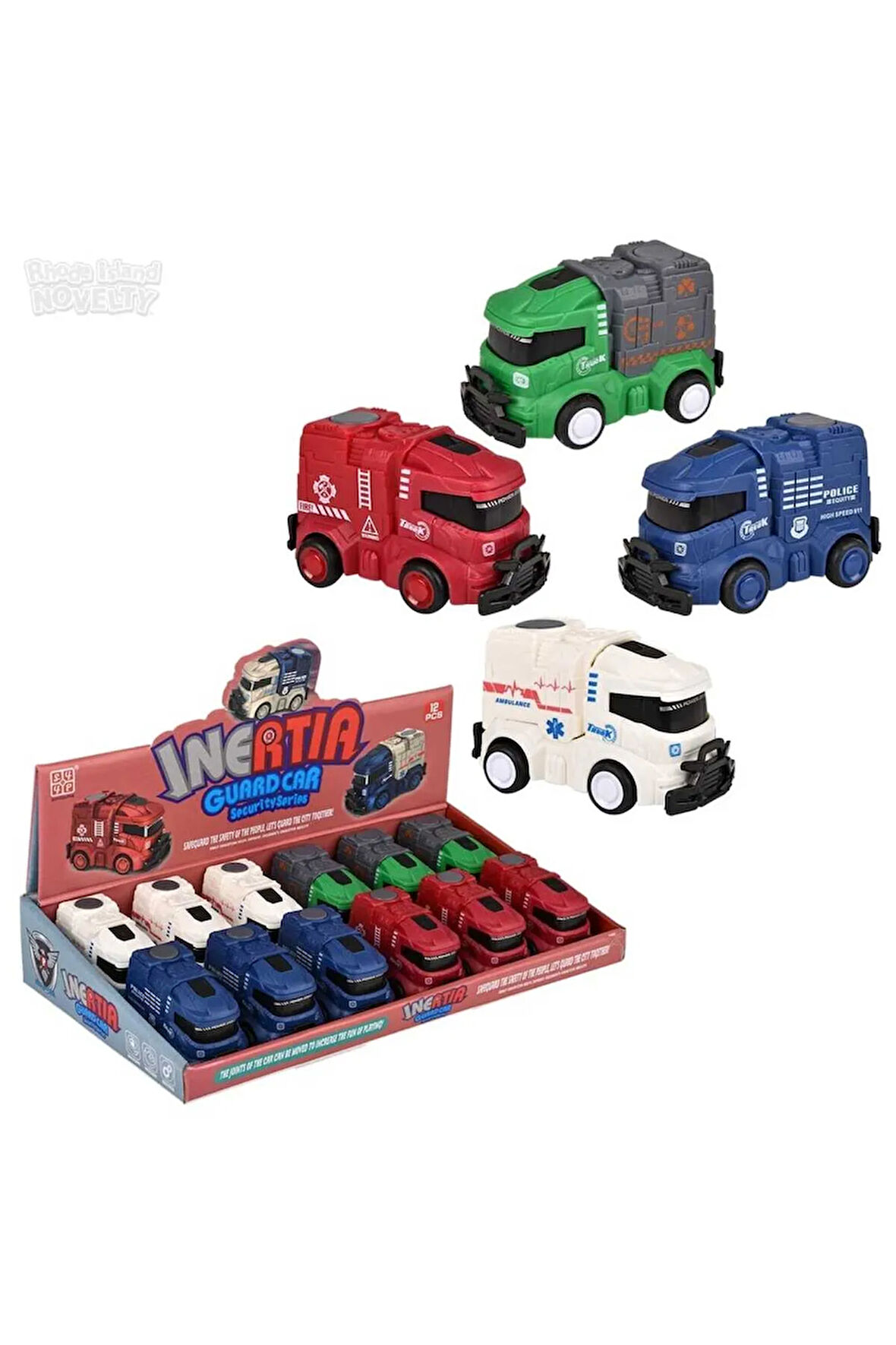 Ctoy SY713-15B Sürtmeli Mini Kamyonlar 12'li