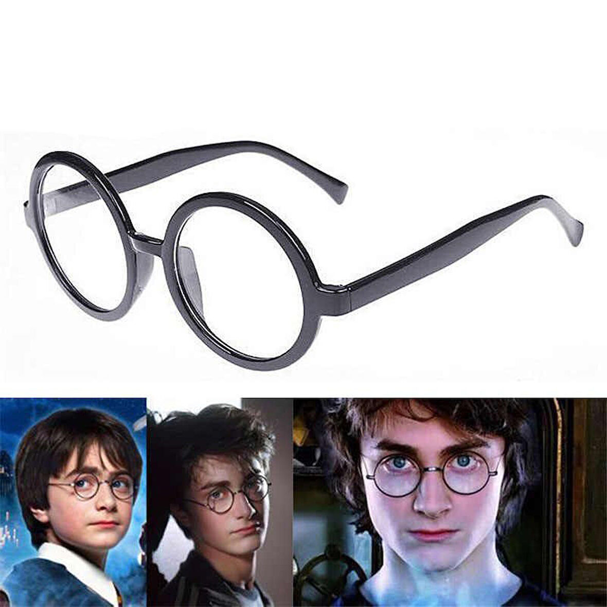 Siyah Çerçeveli Harry Potter Gözlüğü (5263)