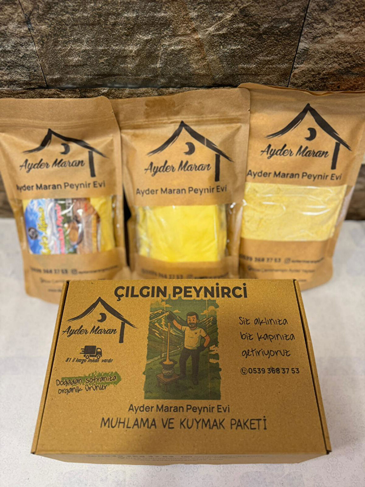 muhlama ve kuymak paketi