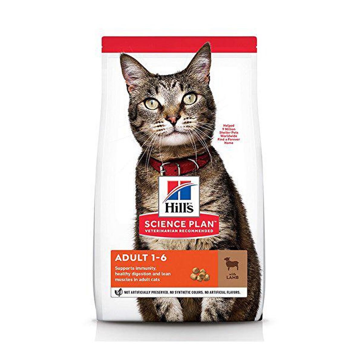Hill 's Adult Optimal Care Kuzu Etli ve Pirinçli 1.5 kg Yetişkin Kuru Kedi Maması