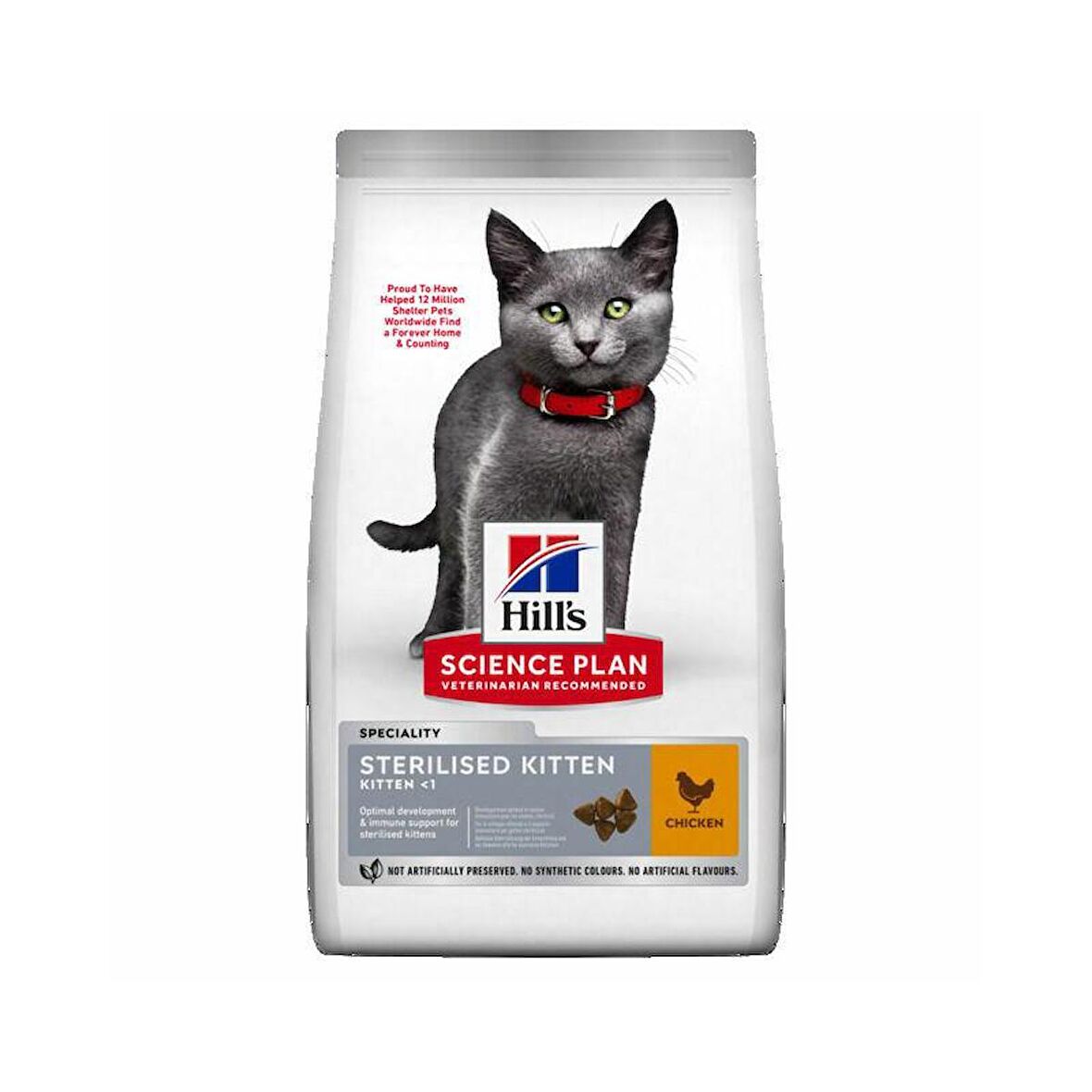 Hill's Sterilised Kitten Tavuklu Kısırlaştırılmış Yavru Kedi Maması 10 Kg