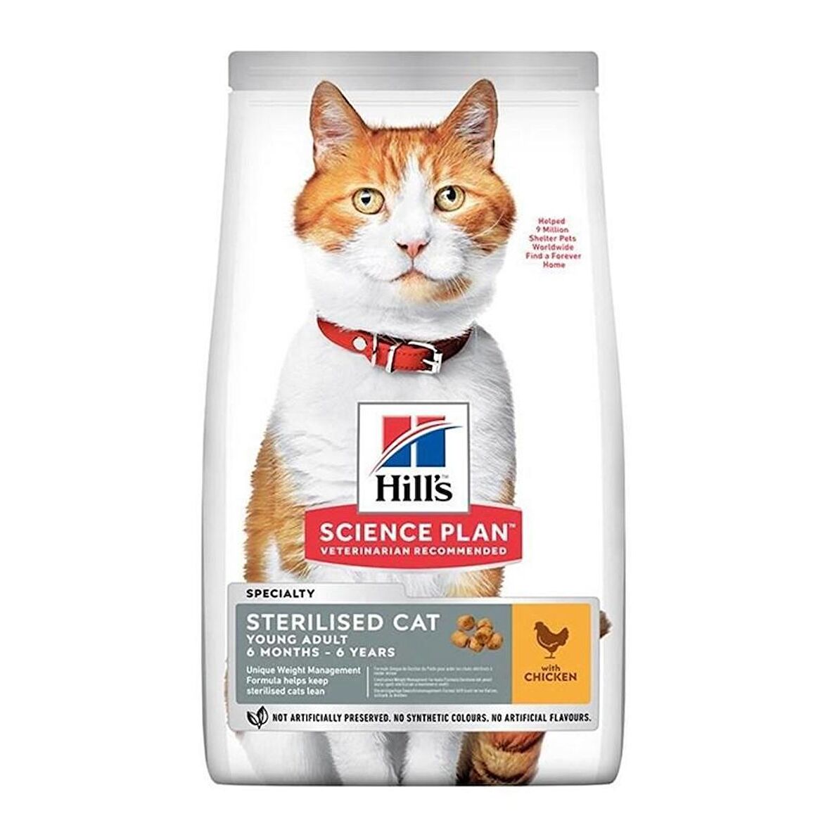 Hill’s Science Plan Tavuk Etli Kısırlaştırılmış Kuru Kedi Maması 1.5 kg